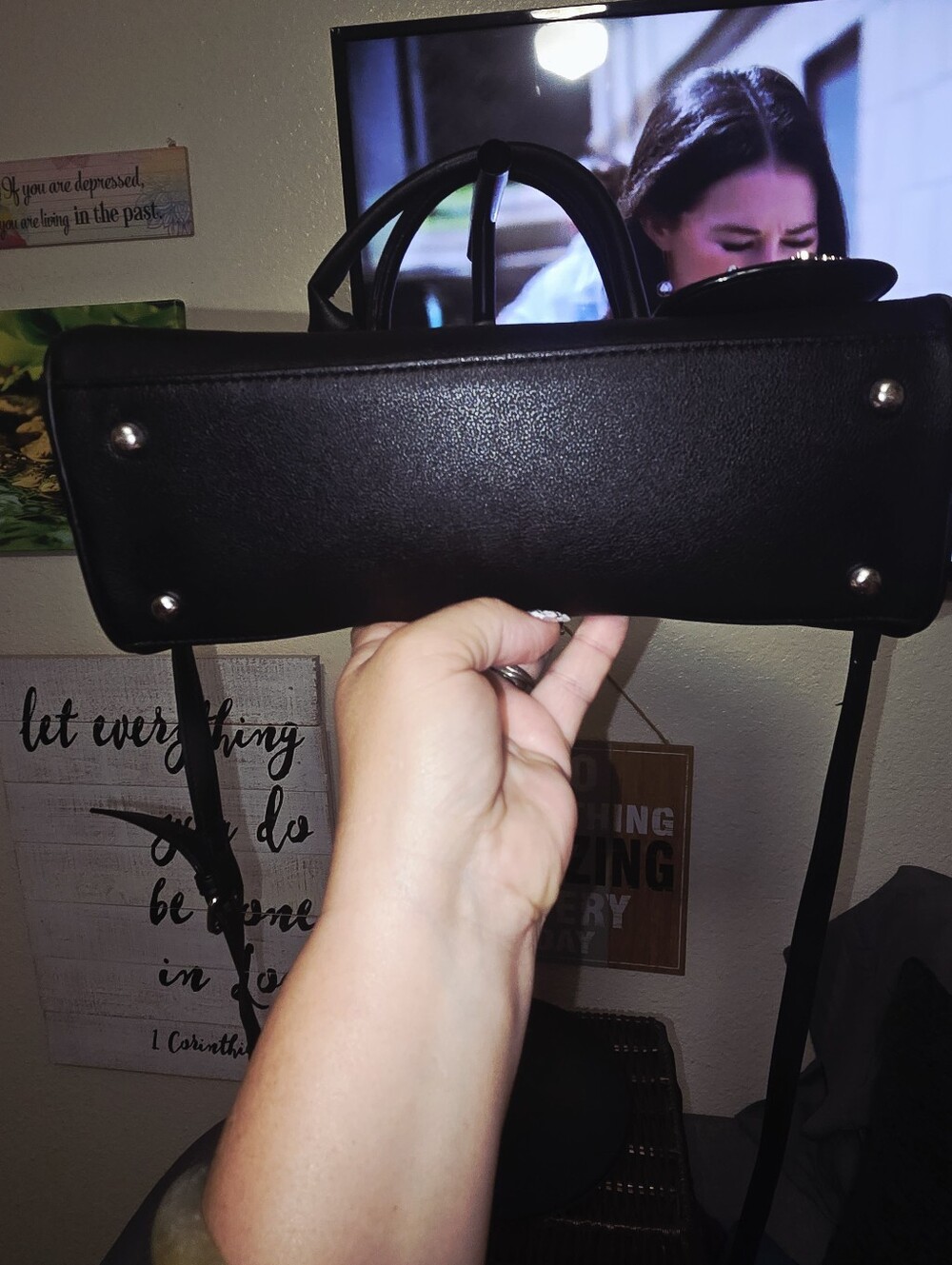 Juicy Couture Black Satchel Handbag - Picture 5 of 11
